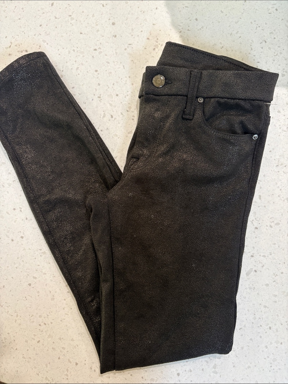Mother Black Skinny Pants Size 27